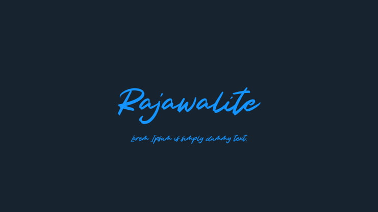 Rajawalite Font