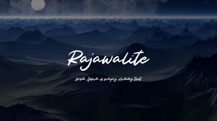 Rajawalite Font