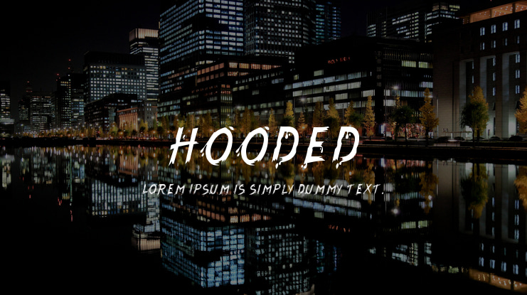 Hooded Font