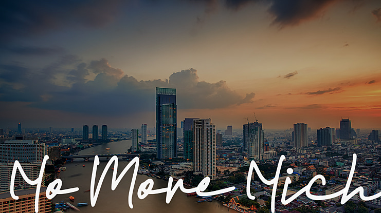 No More Nich Font