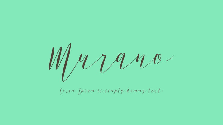 Murano Font