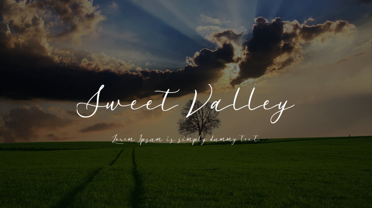 Sweet Valley Font