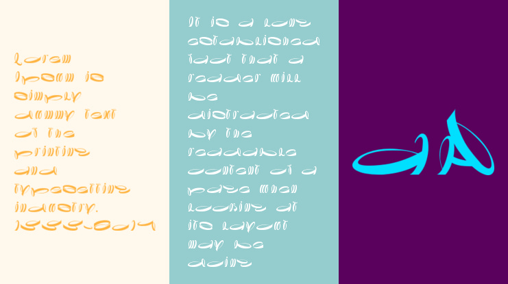 Danzante typeface Font