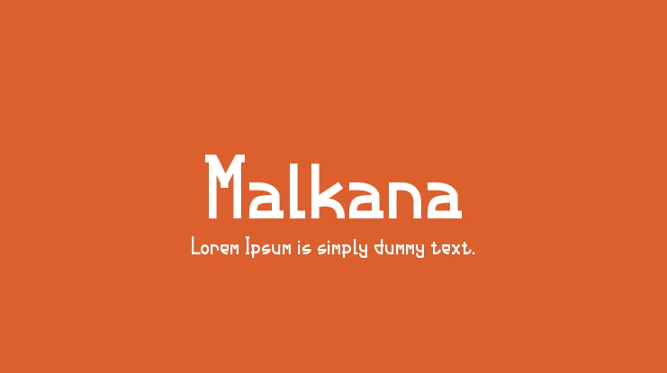 Malkana Font