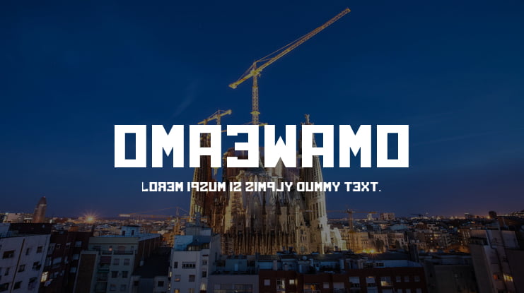 Omaewamo Font
