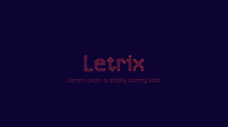 Letrix Font