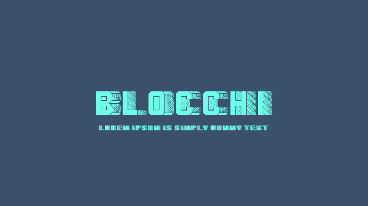 Blocchi Font Family