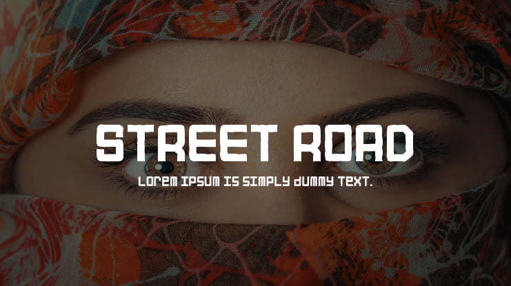STREET ROAD Font