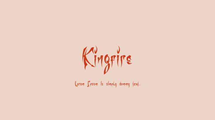 Kingfire Font