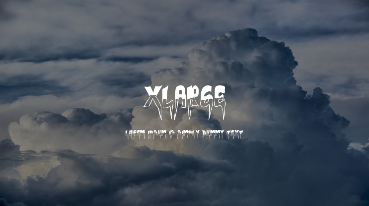 XLARGE Font