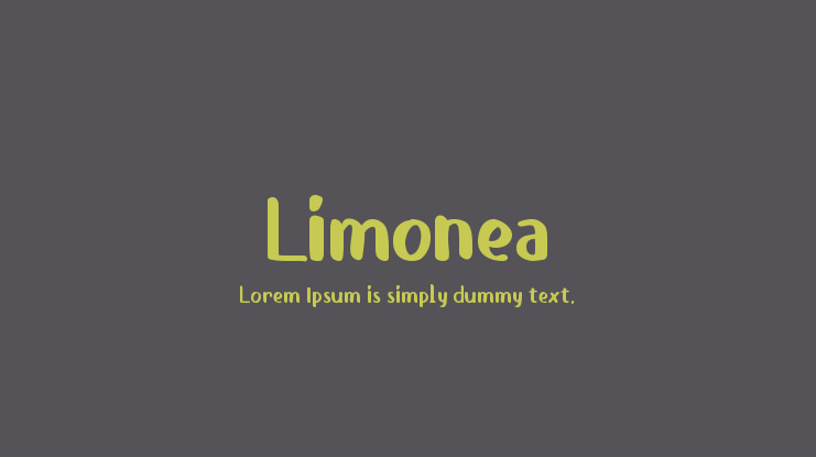 Limonea Font