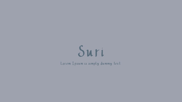 Suri Font
