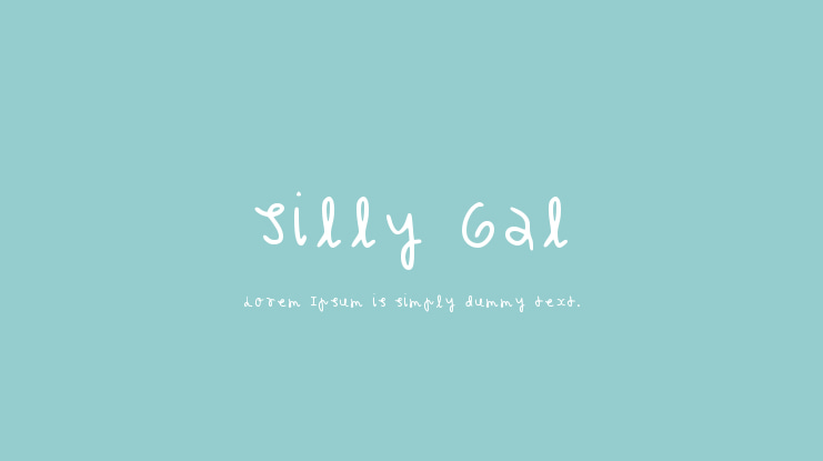 Silly Gal Font