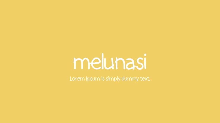 melunasi Font