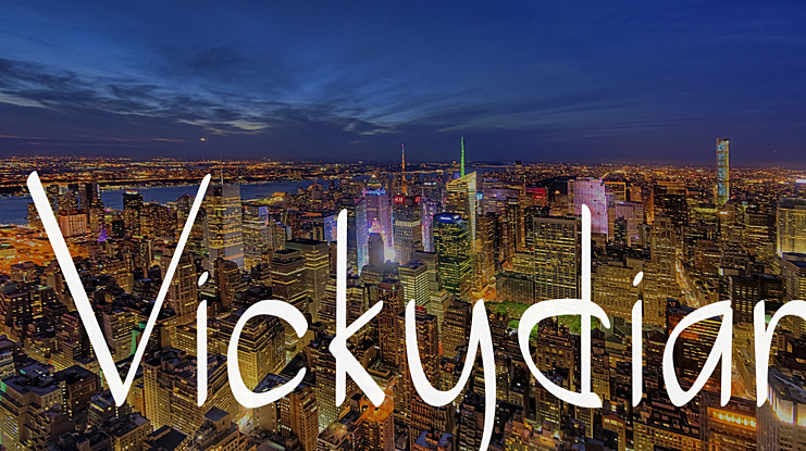 Vickydian Font