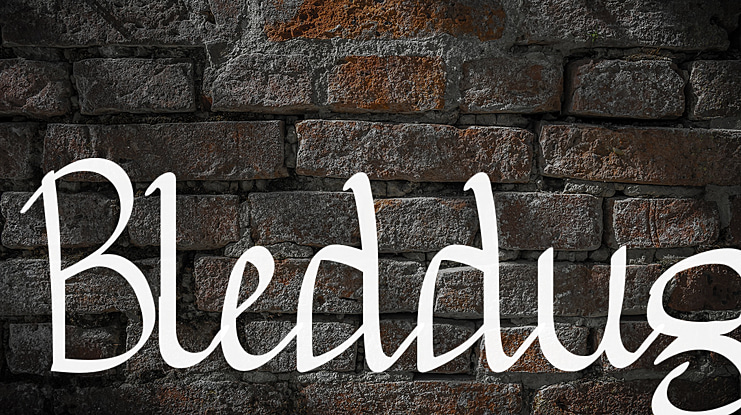 Bleddug Font