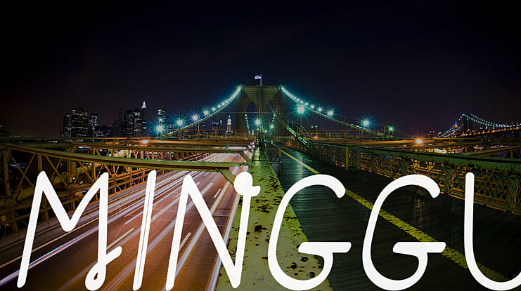 MINGGU Font : Download Free for Desktop & Webfont