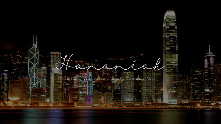 Hananiah Font