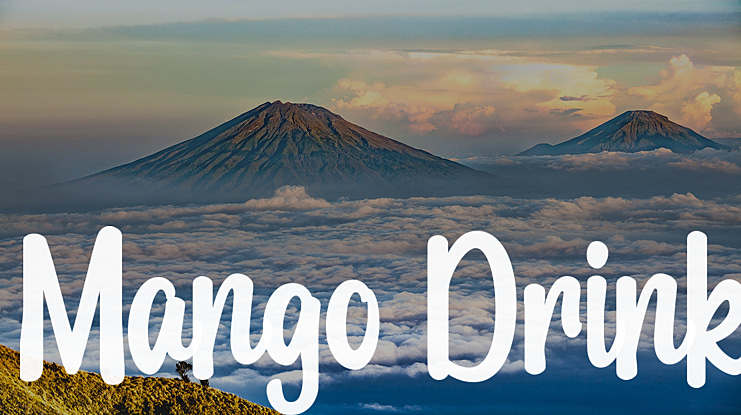 Mango Drink Font