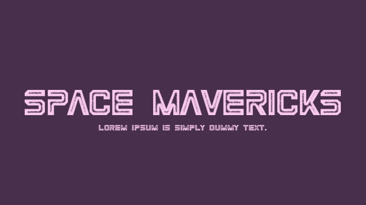 Space Mavericks Font