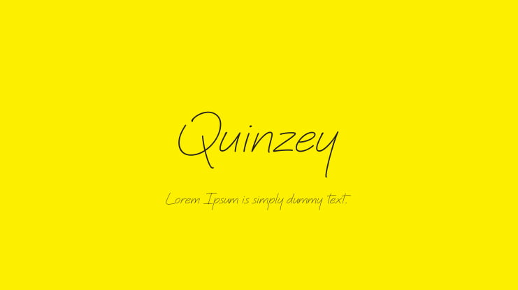 Quinzey Font Family