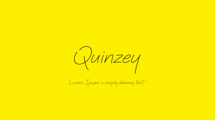 Quinzey Font Family