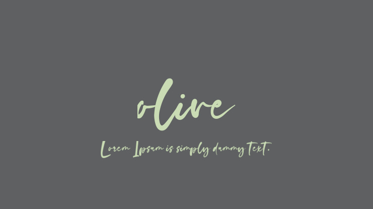olive Font