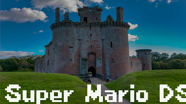 Super Mario DS Font