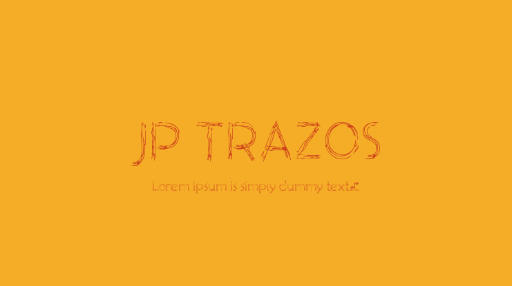 JP TRAZOS Font