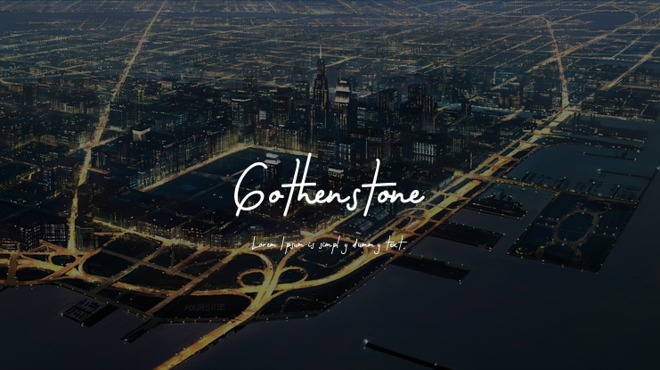 Gothenstone Font
