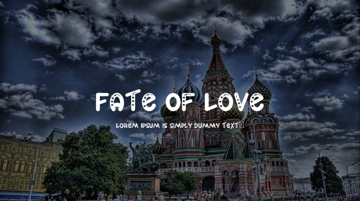 Fate Of Love Font