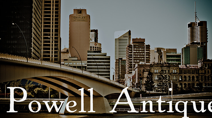 Powell Antique Font