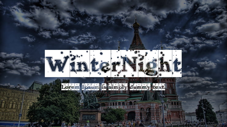 WinterNight Font
