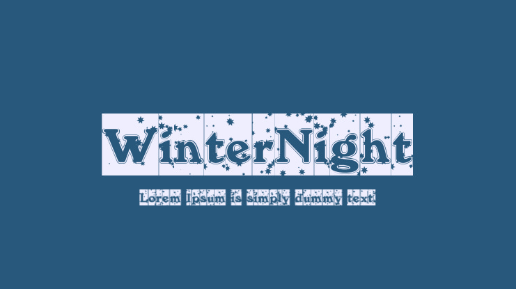 WinterNight Font