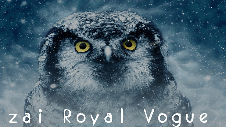 zai Royal Vogue Typewriter 1929 Font