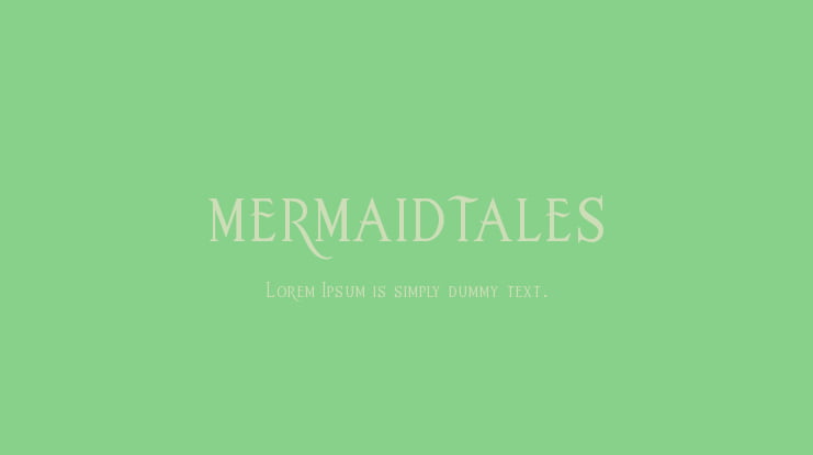 mermaidtales Font