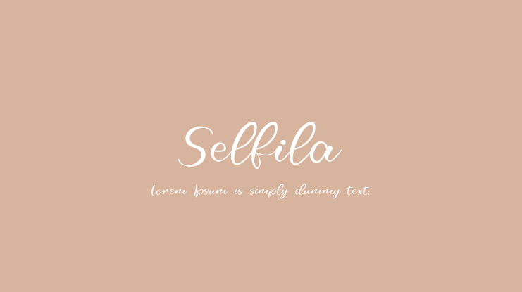 Selfila Font