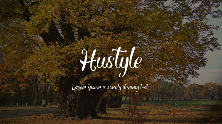 Hustyle Font