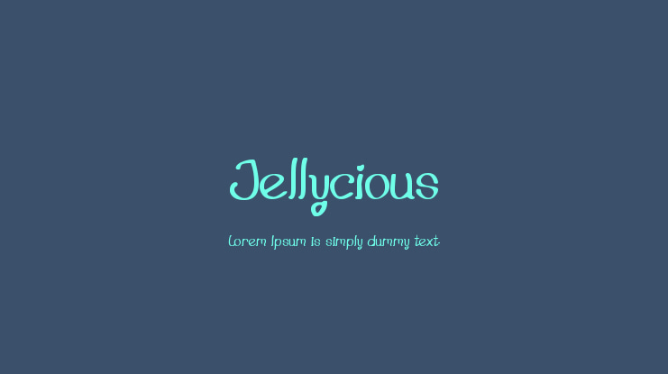 Jellycious Font