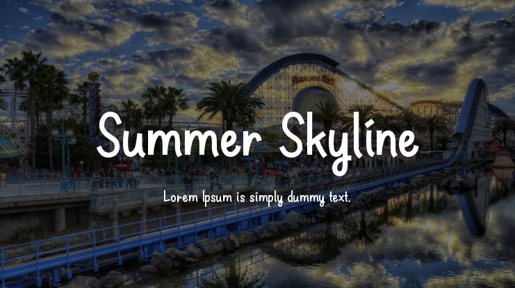 Summer Skyline Font