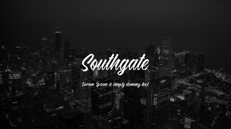 Southgate Font