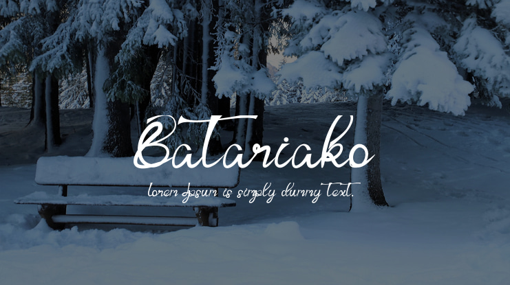 Batariako Font