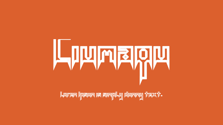 Ciumaqu Font