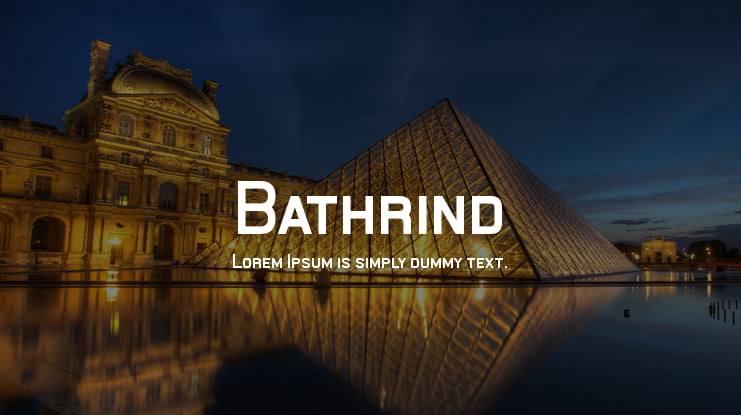 Bathrind Font