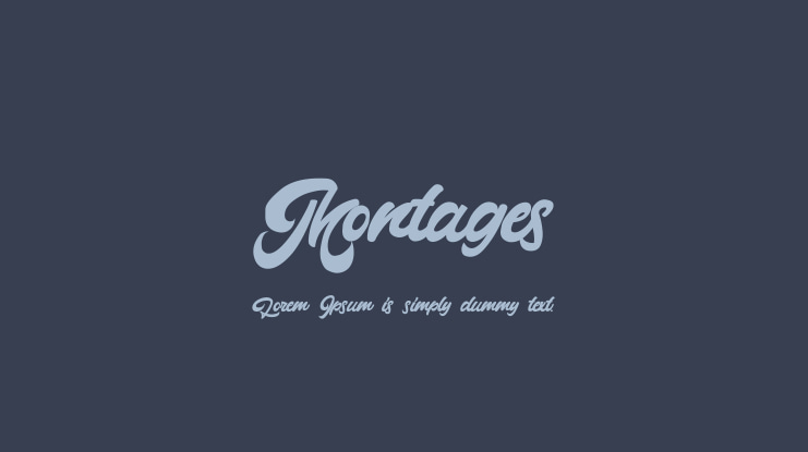 Montages Font