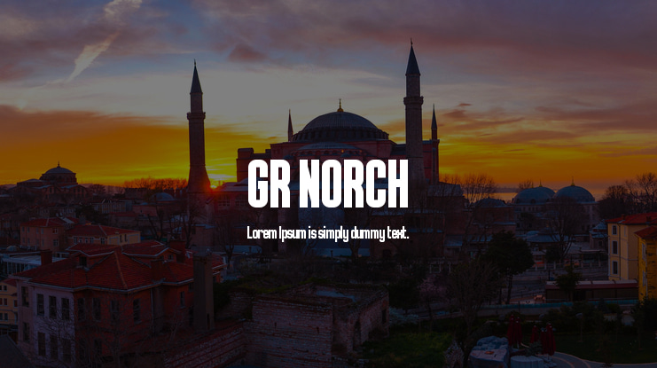 GR NORCH Font