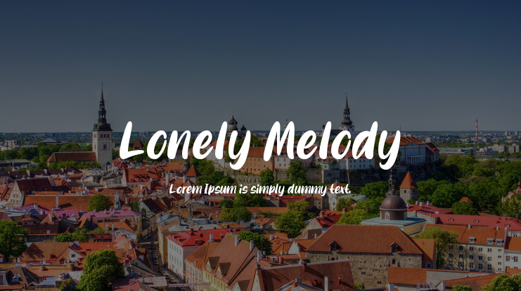 Lonely Melody Font