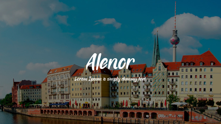 Alenor Font