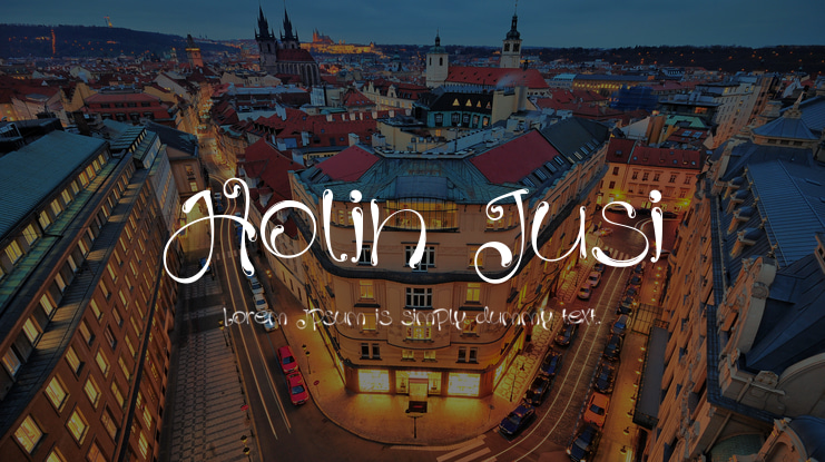 Holin Jusi Font Family