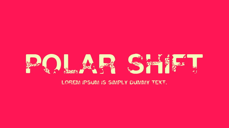 Polar Shift Font